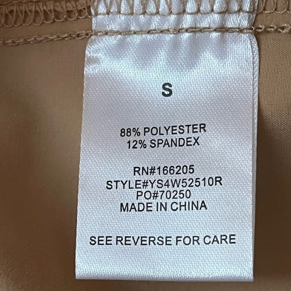 NWT Lucky Brand Short sleeve utility shirt dress tan Sz S - Picture 7 of 7